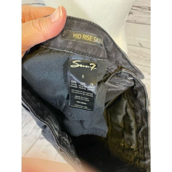 Seven 7 Black Jeans Size - Picture 8 of 8